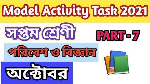 Class 7 Science (পরিবেশ ও বিজ্ঞান)|Model Activity Task Part 7| Full Solved WBBSE @SM StudyHelp