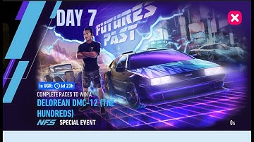 NFS No Limits | DeLorean DMC-12 Futures Past | 4 Gold Spent | Day 7 Welcome to Blackridge