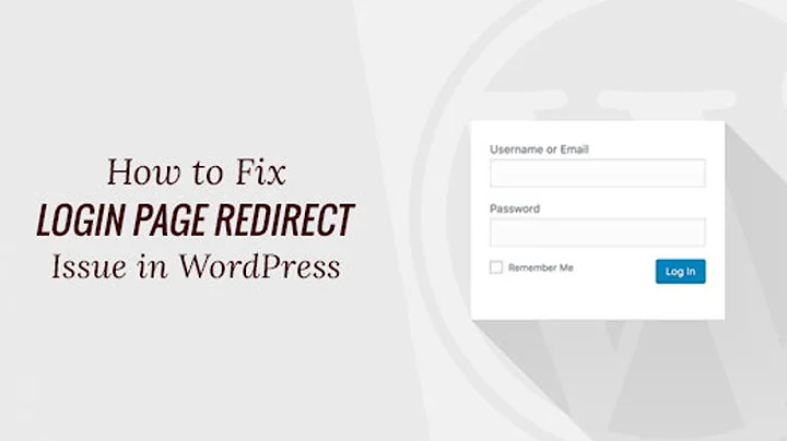 How to Fix WordPress Login Page Refreshing and Redirecting Issue