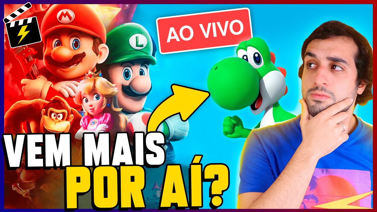 FUI ASSISTIR AO FILME DO SUPER MARIO BROSS #supermario