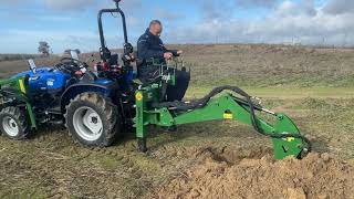 TRACTOR SOLÍS 26 CV CON RETRO Y PALA 3ª FUNCIÓN CHARGEUR PLUS ESPAÑA