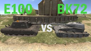 #2СХВАТКА ВК72 VS Е100|КТО КРЕПЧЕ?|TANKS BLITZ