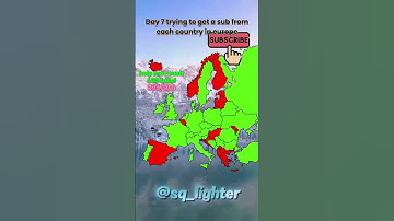 Day 7 trying to get a sub from each country in europe #map #sub #europe #viral
