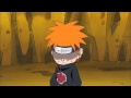 Akatsuki on naruto sd hidan laughs at pein.