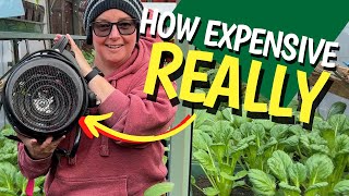 what does it cost to heat a greenhouse