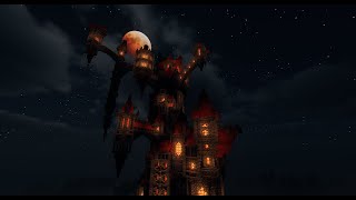 Minecraft Timelapse - Castlevania Castle 🦇