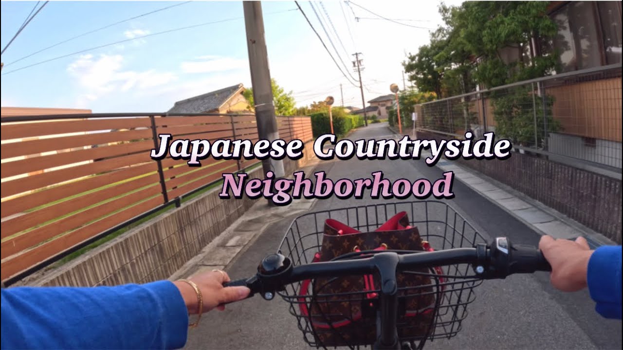 4K{  Cycling Tour Around My Neighborhood 🇯🇵