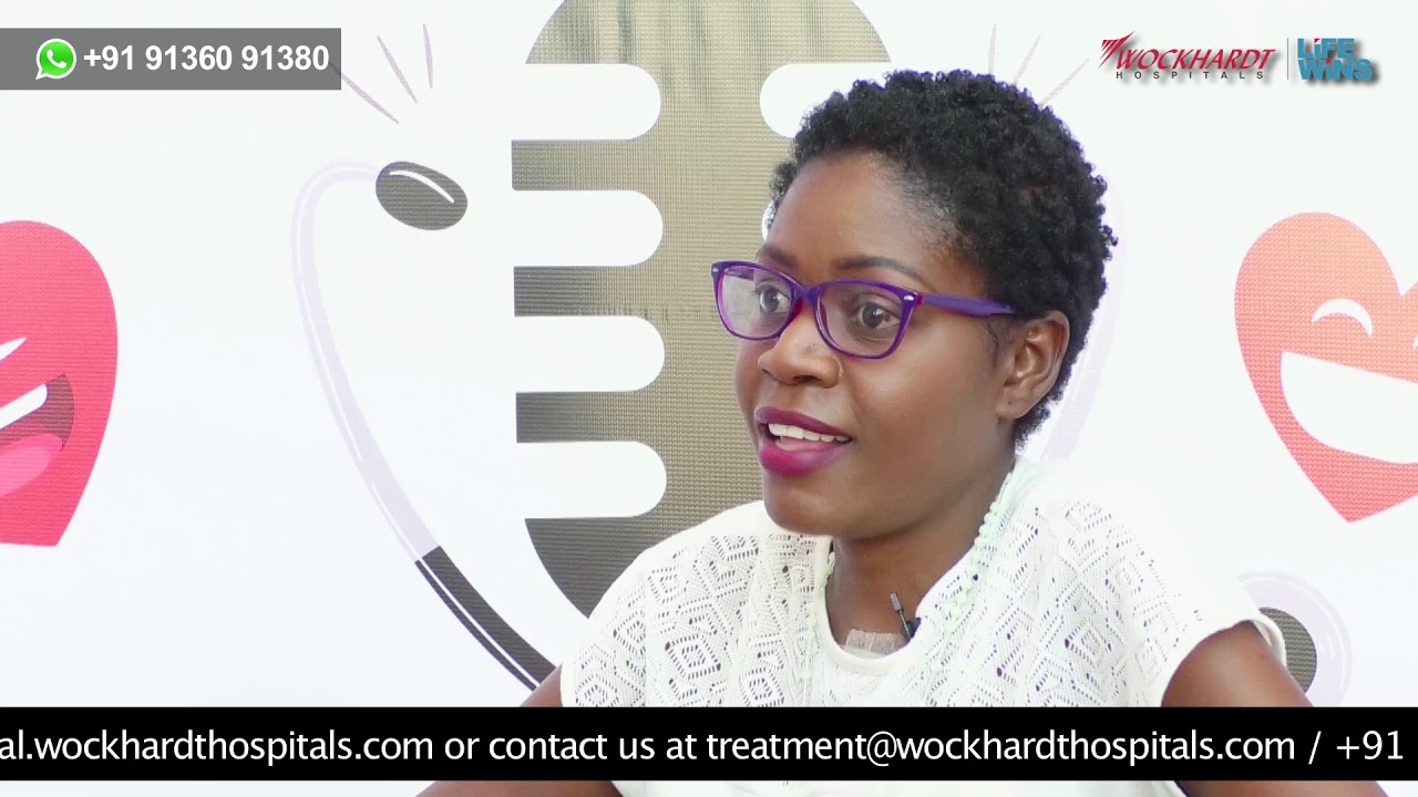 Ms. Vivian Mulenga talks about her heart treatment at Wockhardt Hospitals, India