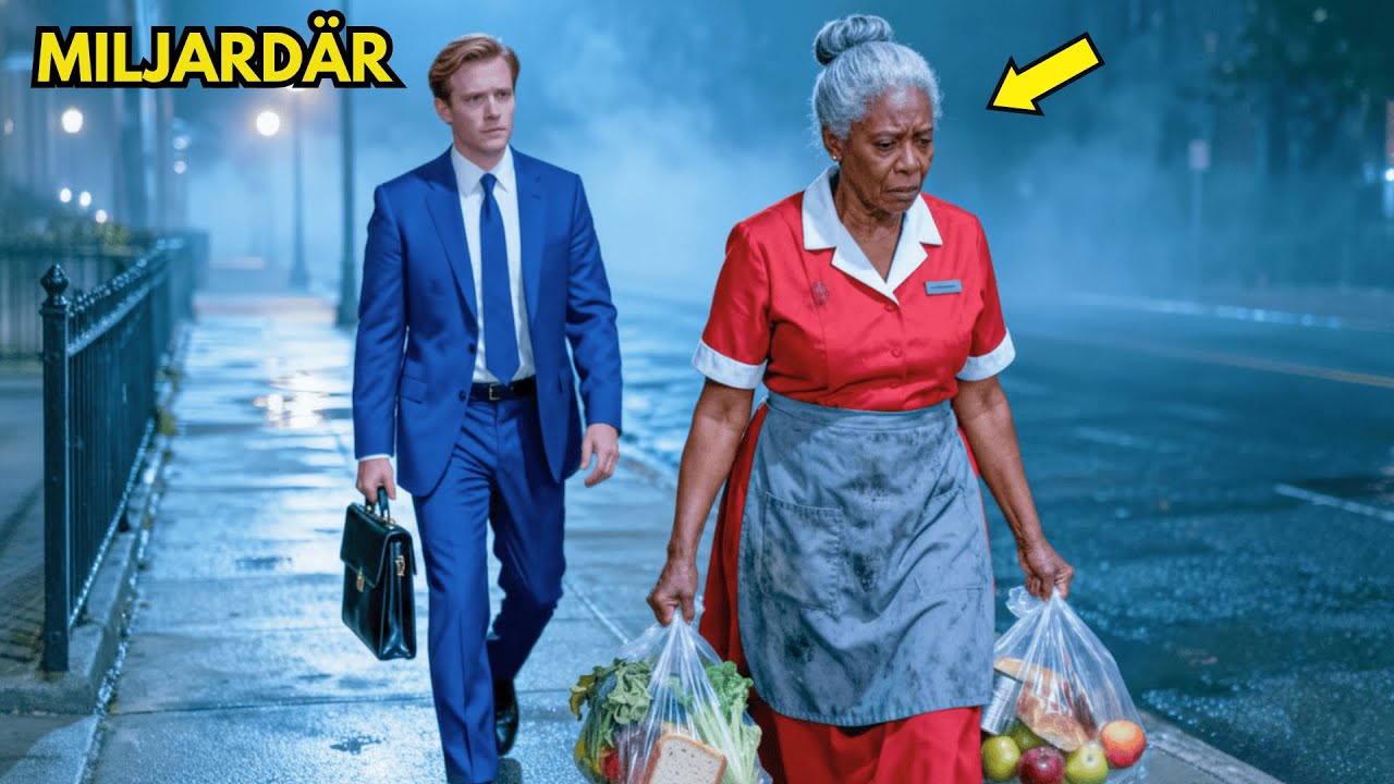 Miljardär Följde Hemligt Efter Sin Gamla Svarta Hushållerska — Det Han Såg Fick Honom att Gråta