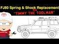 Toyota FJ80 Land Cruiser Springs, Shocks and Steering Stabilizer Replacement