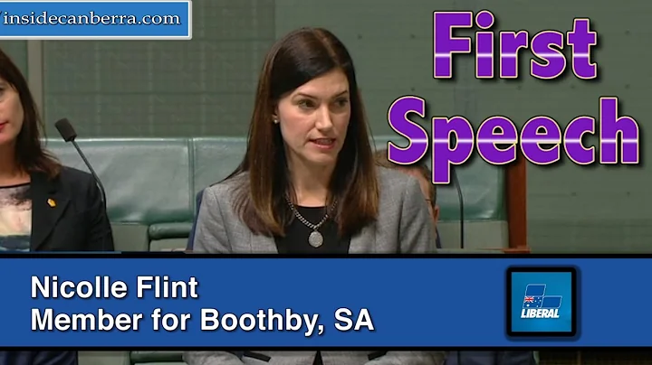 First Speech in Parliament - Nicolle Flint - Membe...
