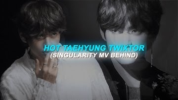 hot taehyung twixtor clips for edits (singularity mv behind)