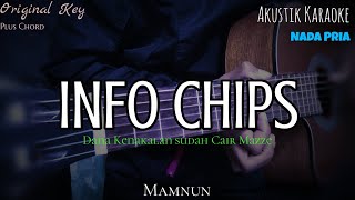 INFO CHIP - MAMNUN ( KARAOKE GITAR AKUSTIK ) // LIRIK DAN CHORD