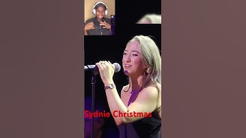 Thumbnail of Sydnie Christmas her vocals are insane #sydniechristmas #christmas #reaction |full video in the link
