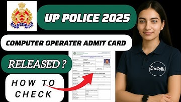 up police computer operator admit card 2025 | uppbp computer operator admit card 2025