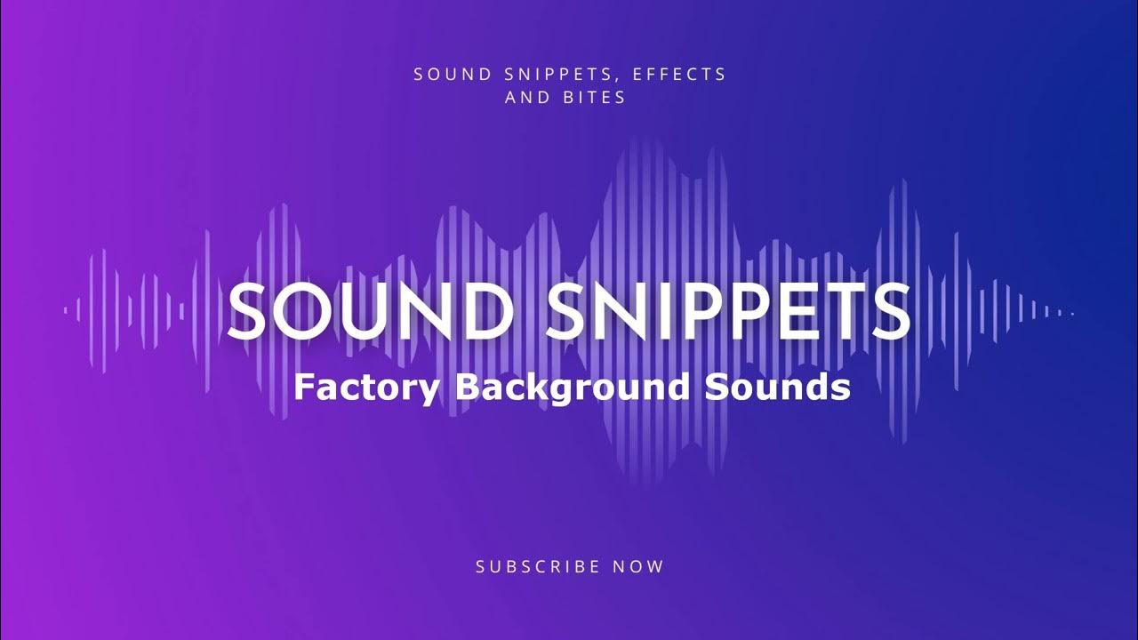Sound Snippets Factory Background Sounds Drilling, Hammering, Sawing
