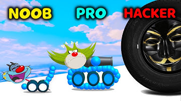 NOOB vs PRO vs HACKER - Draw Joust ft.Oggy