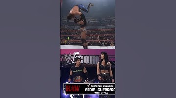 WWE Eddie Guerrero & Chyna #Shorts