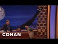 Jamie Dornan Turns Conan’s Desk Into A Pommel Horse  - CONAN on TBS