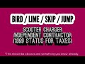Bird and Lime Scooter Chargers Are Independent Contractors (Not Employees)