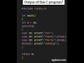 Interview Question #18 | C Programming #placement