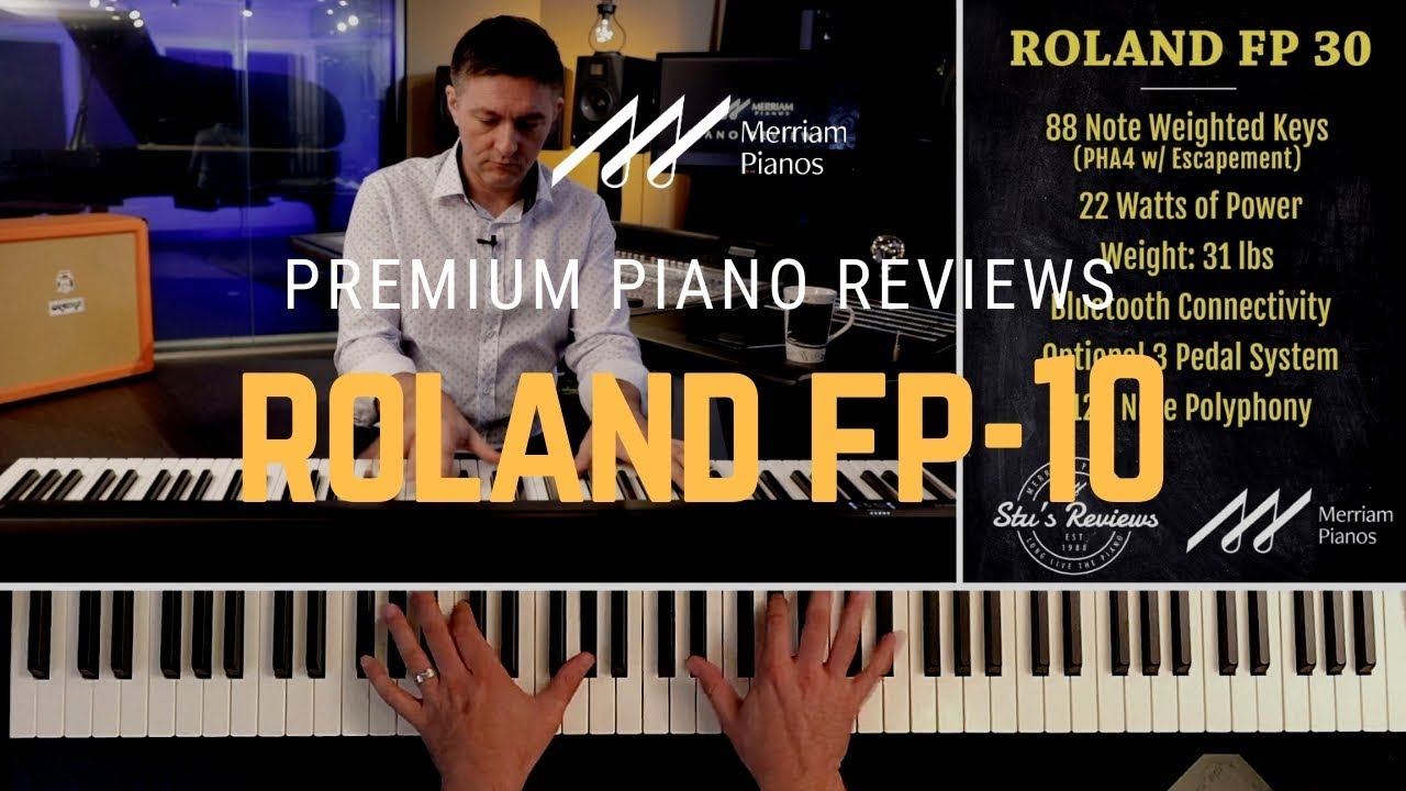 Roland FP10 Digital Piano - Review & Demo 