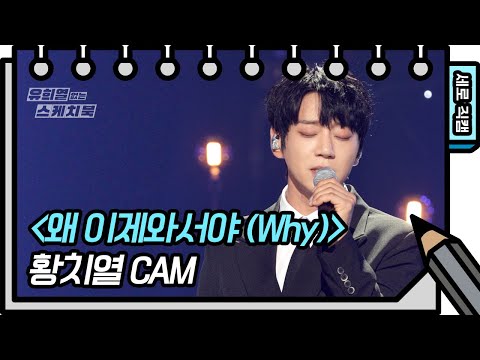 [세로 직캠] 황치열 - 왜 이제와서야 (Why) (Hwang Chiyeul - FAN CAM) [유희열의 스케치북/You Heeyeol’s Sketchbook] | KBS 방송
