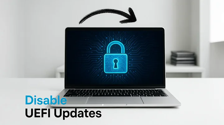 How To Disable Windows UEFI Firmware Update Option In Laptop