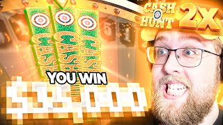 MY BIGGEST CASH HUNT WIN ON CRAZY TIME EVER! (INSANE)