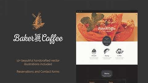 Baker & Coffee HTML Template | Themeforest Website Templates and Themes