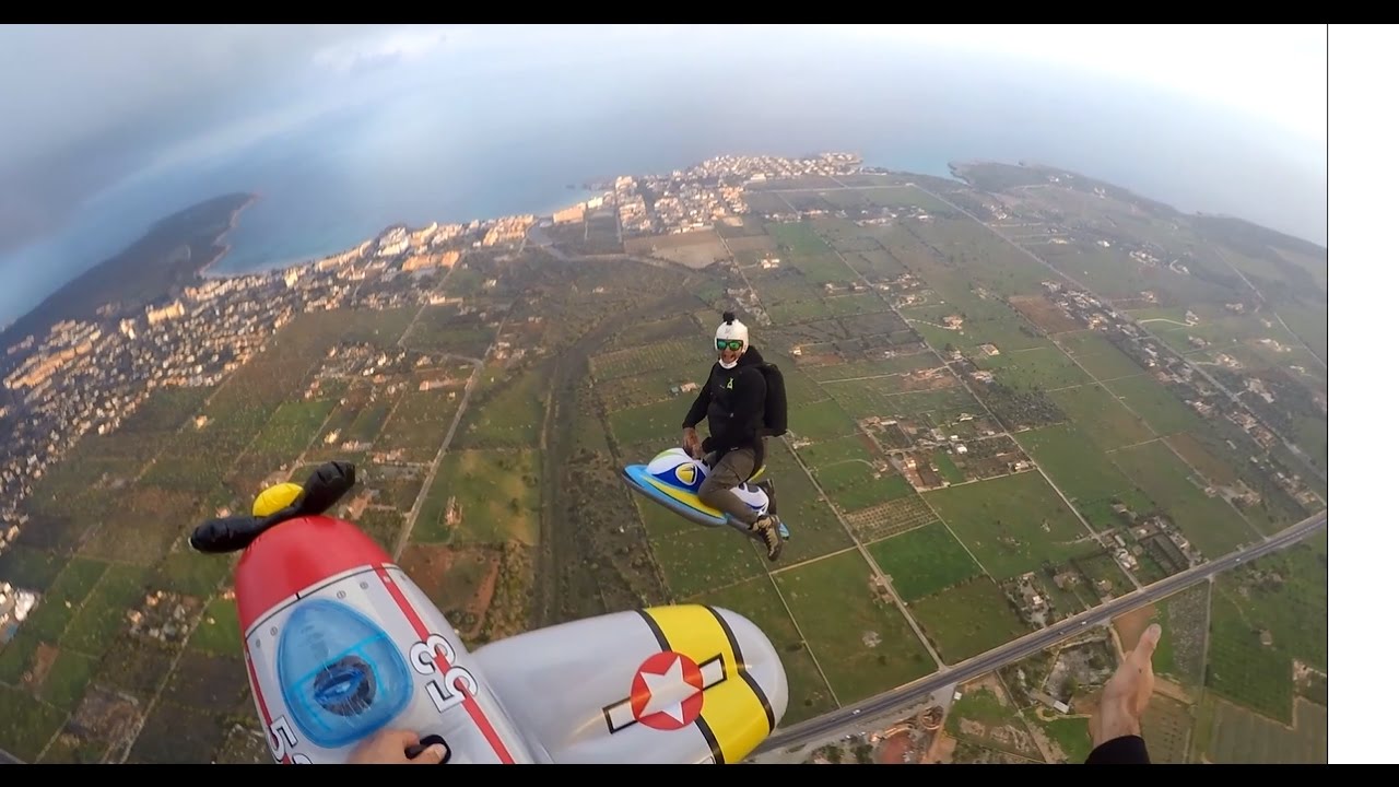 Adrenaline Junkies - Awesome Air balloon Jump with Locklan Gilbert ...