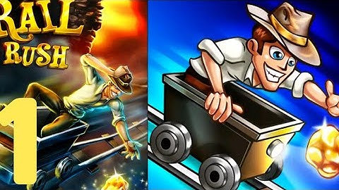 Rail Rush gameplay walkthrough part 1 iOS Android