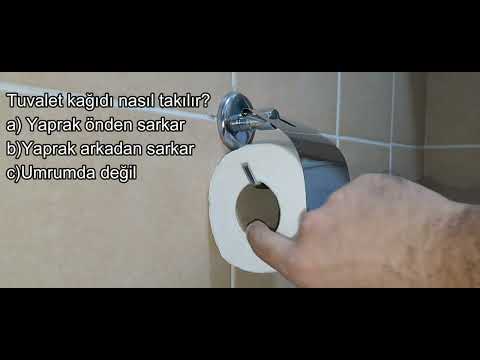 Tuvalet kağıdı aparatı montajı | Tuvalet kağıdı askısı | Bilgi Sebili