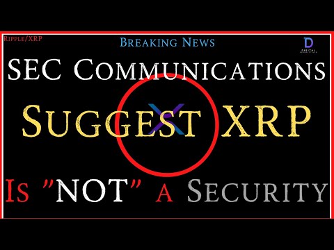 Ripple/XRP-SEC Communications Suggest-XRP Is NOT a Security, Confidential/Settlement Discussions? 1 Ripple/XRP-SEC Communications Suggest-XRP Is NOT a Security, Confidential/Settlement Discussions? thumbnail