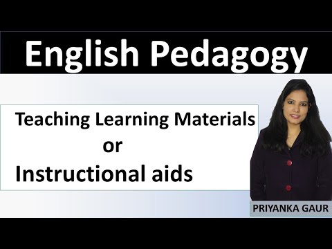 English Pedagogy - Teaching Learning Materials || Instructional aids || By Priyanka Gaur