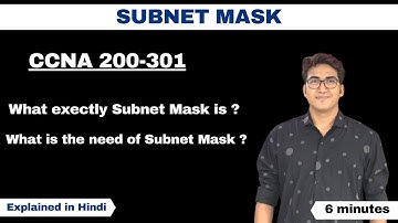 What is Subnet Mask | IPv4 | Why we are using Subnet Mask | CCNA 200-301 | Subnet Mask in hindi |