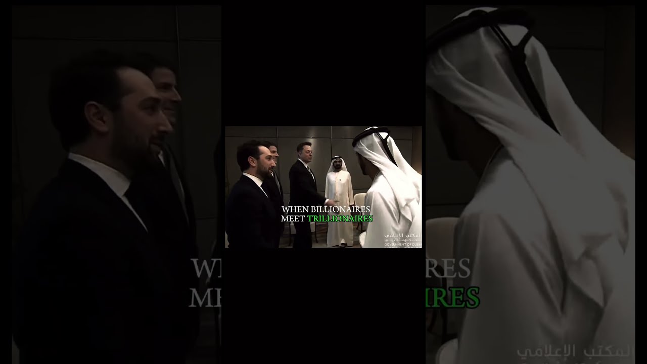 When Billionaires Meet Trillionaires Elonmusk Dubai Money Billionaire