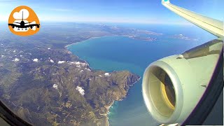 Landung Flughafen Mallorca mit super Inselübersicht - Drohnen Impressionen - Start Rückflug