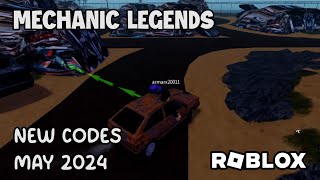 Roblox Mechanic Legends New Codes May 2024