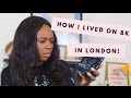 London Money Saving Tips/Hacks + How I Lived off £8000