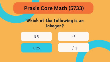 Praxis Core Math (5733) Practice Question