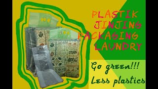 Plastik Baju Laundry Praktis Jinjing 3 Jari Ukuran 35 1 Kg Murah