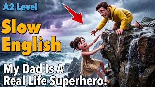 My Dad is a Hero - Not All Heroes Wear Capes🦸‍♂️❤️| Easy English Listening Practice Story (A2 Level)