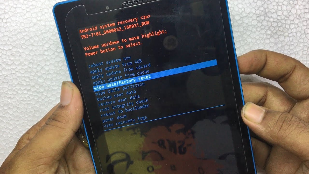 lenovo tab30 hard reset 30%Done