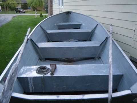 Grumman Aluminum Boat 16.5 with galv trailer FOR SALE 
