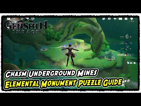 The Chasm Underground Mines Elemental Monument Puzzle Guide Genshin Impact Shriveled Seed Location