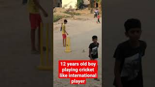 Playing all cricketing Shot This Young Boy In Gully Cricket ? #shorts #ytshorts