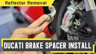 2020 Ducati V4 Brake Spacer Install / is MOTOMILLION the best?