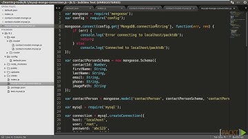 Learning Node.js : Adding Configuration | packtpub.com