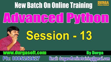 Advanced Python || Operator Overloading Part - 2 || by Durga On 26-07-2018